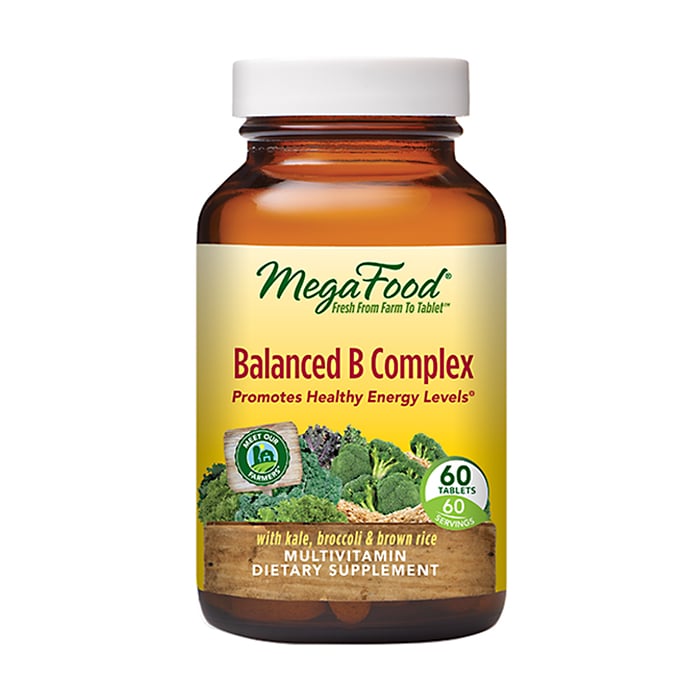 Комплекс вітамінів групи B MegaFood Balanced B Complex, 60 таблеток
